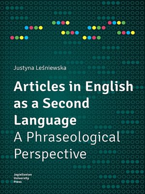 cover image of Articles in English as a Second Language